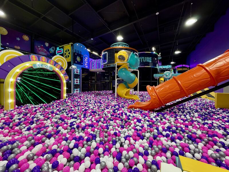 Colourful ball pit